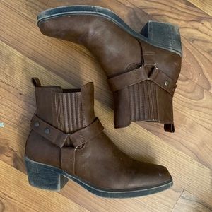 Brown Western Booties